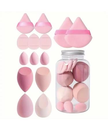 Beauty Blender Sponge Makeup Sponge 14 Pcs Beauty Blender Powder Puff Applicable Wet or Dry (14 Pcs)