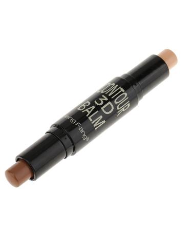 jojomis Waterproof Face 2-ended Cream Stick Contouring Highlighter Concealing for Exquisite Makeup - 2#
