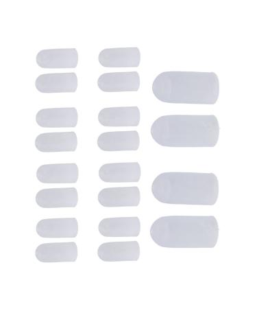 gernie 10 Pairs Toes Protector Sleeves Silicon Protectors Silicone Bunion Pads