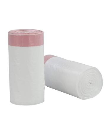 Kiddream 2.6 Gallon Small Garbage Bags Drawstring Trash Bags 120 Bags White