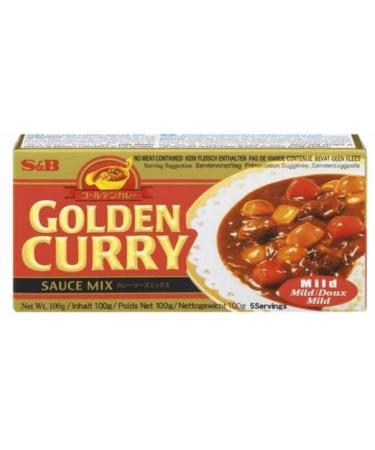 Buy 3x92g S&B Golden Curry Mix - Mild Vegetarian Japanese Curry | Heartforcards Shipping Protection - International Shipping Available - Buy Online on GoSupps.com
