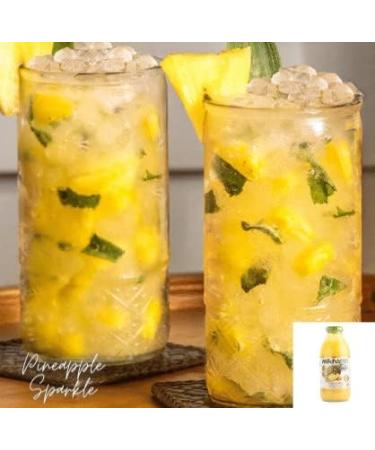 Mikhuna Pineapple Fruit Pulp Pack of 6-475ml per Unit for Juice Smoothies Desserts Ice Cream Cocktails Sauces - Buy Online on GoSupps.com
