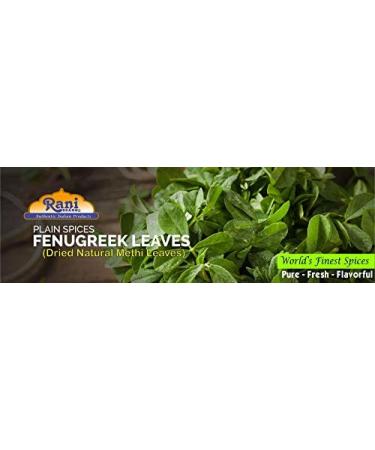Rani Fenugreek Leaves Dried (Kasoori Methi) 1oz - All Natural Vegan Gluten-Free NON-GMO - Indian Origin - 28g (1oz) - Buy Online on GoSupps.com