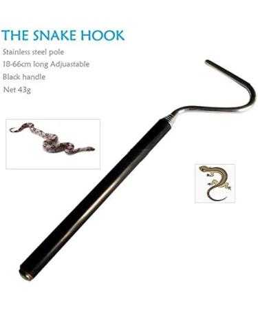 POFET 2Pcs 66cm / 26inch Stainless Steel Extensible Snake Hook Retractable Reptile Hook for Catching Handling Small Snake - Buy Online on GoSupps.com