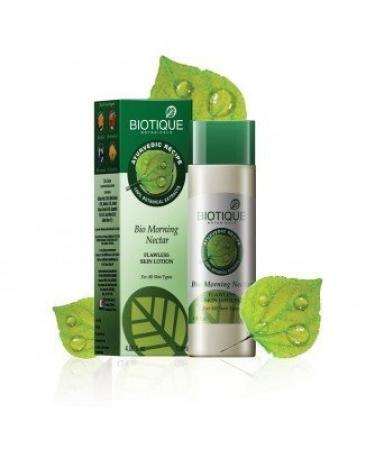 Biotique Bio Matin Nectar Flawless Skin Lotion pour tous les types de peau 120ml