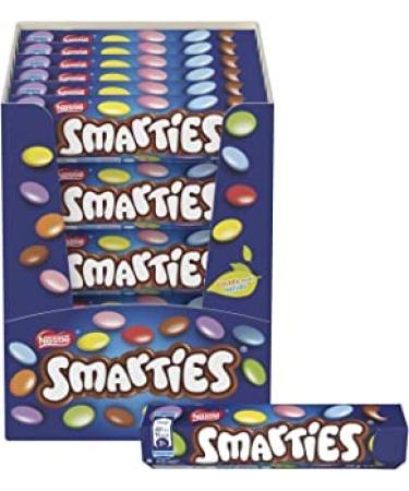 Smarties Tube MIlk Chocolate Gems Nestle Smarties Tubes (4)
