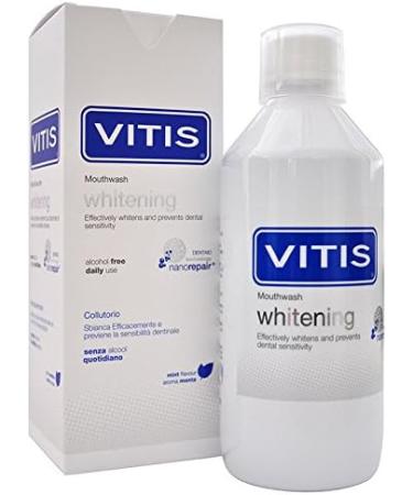 Vitis Whitening Mouthwash 500ml - Pack of 4 | Brighten Your Smile | International Shipping Available - Buy Online on GoSupps.com