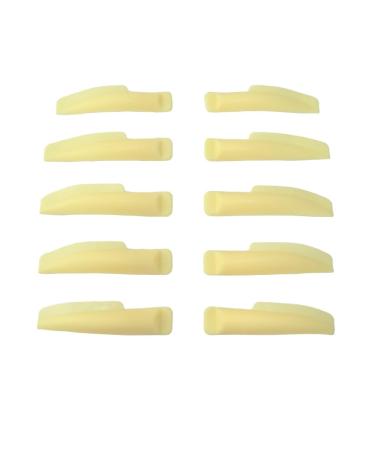 Silicone Curler Pad Set - 10Pcs/5 Sizes for Lash Perm Kit | Reusable Lower Lash Isolation Pads for Tint & Perm Eyelashes (Yellow) - International Shipping - Buy Online on GoSupps.com