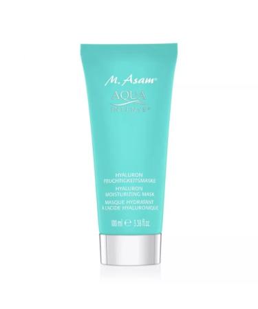 M. Asam aqua Intense Hyaluron Moisture mask (100 ml) - hyalurone mask for refreshment & care in 5 minutes with cooling texture the dryness wrinkle pads optically vegan