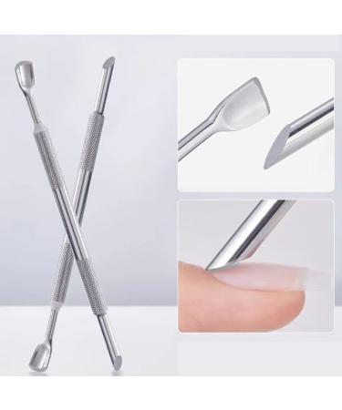 Stainless Steel Nail & Cuticle Care: Precision Toolsfor At-Home Manicures & Pedicures-Expert(1 colored titanium) - Buy Online on GoSupps.com