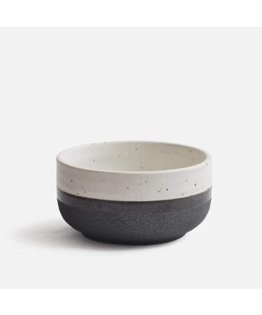 Porcelain Bowl Vintage Ink White Ceramic Rough Pottery Rice Bowl Mini Salad Soup Noodles Bowl Tableware Kitchenware