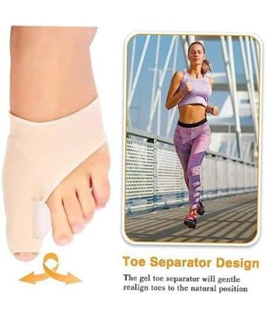 Gel Hallux Valgus Correctors - Day & Night Bunion Pain Relief & Toe Alignment - All Sizes - Effective Treatment & Customer Satisfaction Guaranteed - Buy Online on GoSupps.com