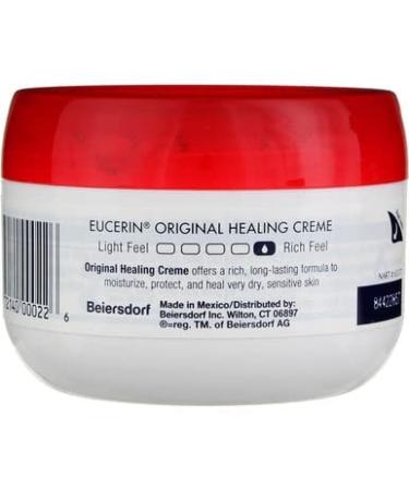 Eucerin Original Healing Rich Creme 4 oz (Pack of 2) - Hydrating Skin Moisturizer - Buy Online on GoSupps.com