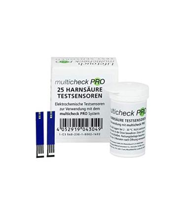 Uric acid sensors 25 tests - for Lifetouch Multicheck Pro C3 540