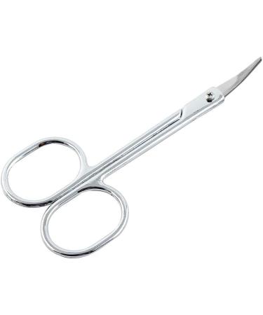 uxcell Eyebrow Scissors Set - 2 Pcs Multi-Purpose Grooming Shears for Women & Men | Curved Edge Scissors for Facial Hair Nose Nails Mustache & Eyelashes - Buy Online on GoSupps.com
