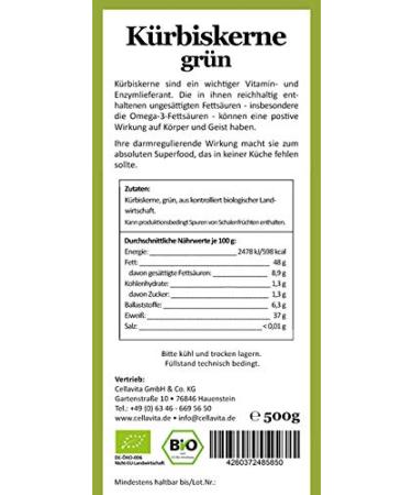 Buy Organic Green Pumpkin Seeds 500g | Vegan Gluten-Free & Natural Products - Seed Gold - Buy Online on GoSupps.com