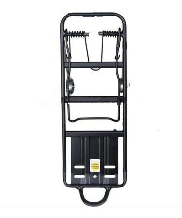 Universal Adjustable Bicycle Rear Luggage Touring Carrier Rack - 55lbs Capacity, Quick Release, for 26''-29'' Frames in Black - Buy Online on GoSupps.com