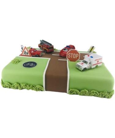 Buy Cake Company Torte Decoration - Kids' Birthday Rescue Vehicles | International Shipping - Buy Online on GoSupps.com