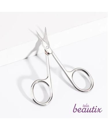 Nail Scissors Cuticle Scissors Stainless Steel Curved Tip for Baby Fingernails Toenails and Fingernails - Buy Online on GoSupps.com