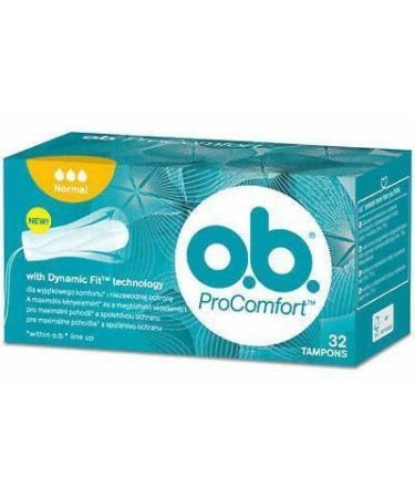 Johnson & Johnson OB Pro Comfort Tampons 32 PCS Normal by