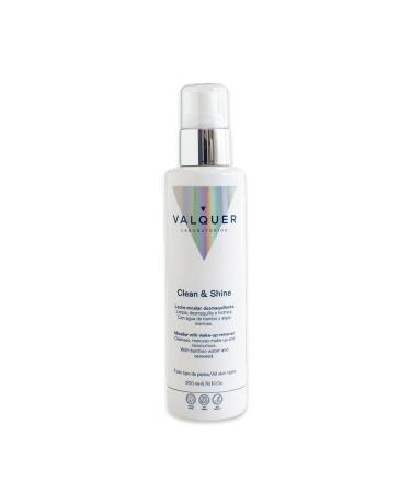 Laboratoires Valquer Micellar milk facial cleanser with bamboo water and algae. Moisturizing anti-aging purifying. All skin types - 200 ml