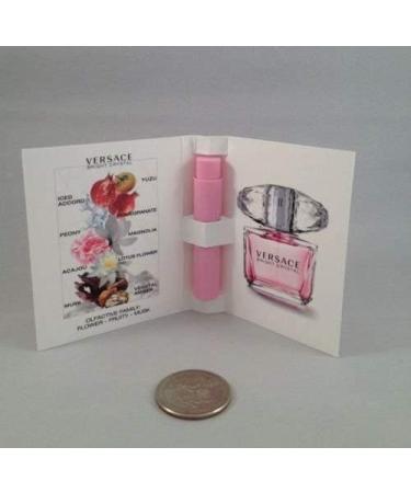 Versace 5 Bright Crystal EDT Spray Sample Women Vial 1 Ml/0.03 oz each Bright Crystal 0 Fl Oz (Pack of 5) - Buy Online on GoSupps.com