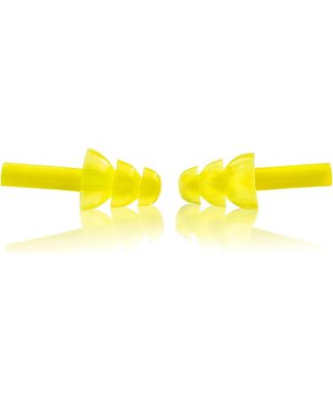 Senner Silicone Sleep Earplugs - Noise Protection for Sleeping Swimming & Safety - Yellow/Transparent with Storage Box - Buy Online on GoSupps.com