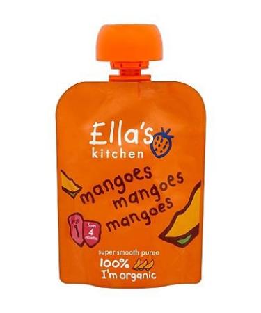 Ella's Kitchen Mangoes Mangoes Mangoes Stage 1 from 4 Months 70g