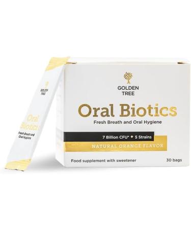 Golden Tree Oral Biotic - 7 Billion Lactic Acid Bacteria for Oral Hygiene | Fresh Breath & Gum Protection - Buy Online on GoSupps.com
