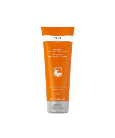 REN Clean Skincare - AHA Body Serum - 10% Lactic Acid for Gentle Exfoliation  Xylitol for Hydration - Smooths Uneven Texture  KP Bumps and Brightens Dark Spots - 6.7 Fl oz