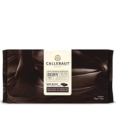 Callebaut Chocolate Block Semisweet 54.5% cocoa (11 Lb) 11 Pound (Pack of 1)
