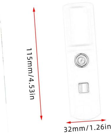 Beavorty 1Pc Sprayer Hydrating Humidifier small humidifiers desk humidifier air humidifier mini facial - Buy Online on GoSupps.com