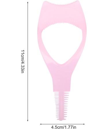 Eyelash Applicator Tool 11cm x 4.5cm Eyelash Tool Mascara Shield Portable mascara applicator tool and Beauty Accessories For Women Girls Ladies Daily and Parties Pink - Buy Online on GoSupps.com