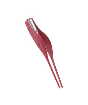 Tweezers with LED Light Stainless Steel Red Ear Tweezers Precision Earwax Cleaner for Adults Kids