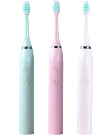 Ultrasound Electric Toothbrush - 180-Day Brush Heads 5 Modes 2-Minute Timer - Rose Color for Adults | International Shipping - Buy Online on GoSupps.com