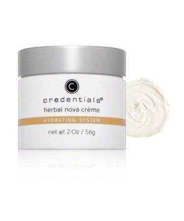 Credentials Herbal Nova Creme - Ultra Hydrating Anti Aging Facial Moisturizer - For All Skin Types (2 Oz.)