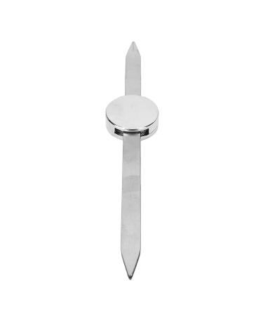 Adjustable Stainless Steel Compass Eyebrow Ruler for Precise Makeup Measurement (Silver) - Buy Online on GoSupps.com
