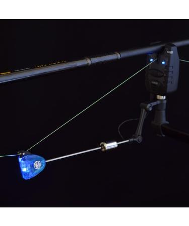 Hirisi Tackle 4x Fishing Swingers Illuminated Bite Indicators for Carp Fishing (4 Pack) Blue Best International Shipping - Buy Online on GoSupps.com