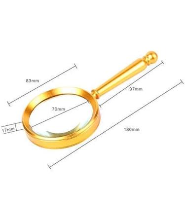 Glass Magnification Tool Loupe Glass - Zinc Alloy Handheld HD Reading Magnifier Loupe Made in China - Buy Online on GoSupps.com
