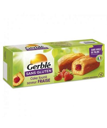 GERBLÉ - Gluten-Free Strawberry Filled Cake 210G - Pack of 3