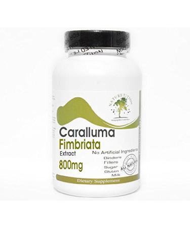 Caralluma Fimbriata Extract 800mg 90 Capsules - No Additives Naturetition Supplements