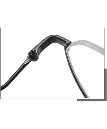 Buy Qinzhenz Clear View Reading Glasses | Anti Blue Light | Half-Frame +250 Black - International Shipping Available - Buy Online on GoSupps.com