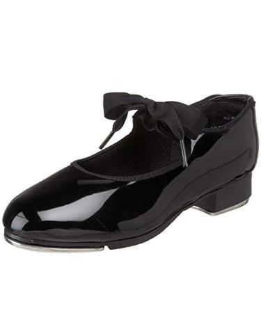 Capezio Women's N625 Jr. Tyette Tap Shoe 8.5 Black Patent