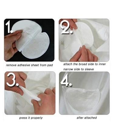 20 Disposable Less Welding Pads - Self-Adhesive Antiperspirant Sweat Absorption Stickers for Men & Women - Perfect for Dresses & Shirts - Buy Online on GoSupps.com