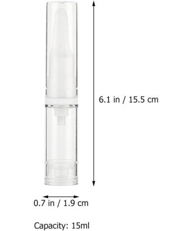 Ipetboom 24 Pcs Liquid Foundation Bottle With Cover Travel Storage Bottle 12x1.9cmx4pcs Transparentx4pcs - Buy Online on GoSupps.com