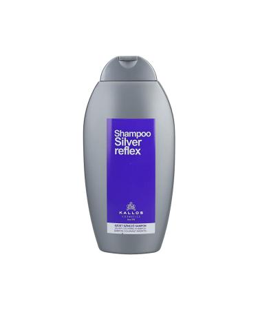 Kallos Reflex Silver Shampoo Fioletowy Szampon Do WA os w Blond I Rozjaysinianych 350 ml