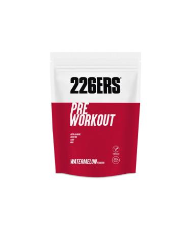 226ERS Pre Workout | Vegan Powder Drink Pre-Workout with L-Arginine AKG HMB Creatine and Beta Alanine Gluten Free Sugar Free and Lactose Free Watermelon Flavor - 300g