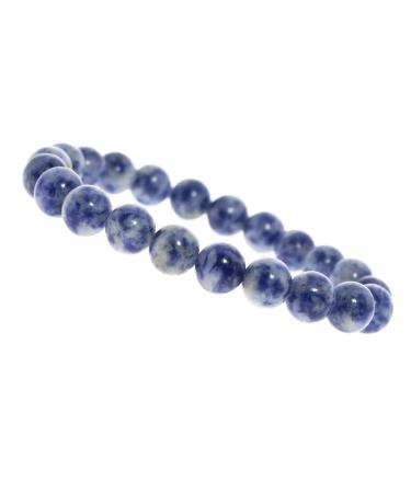 Emilys Gems Power - Chakra Bracelets | Stretchable | 8mm Natural Stone - For your well-being Sodalite