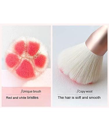 Cat paw Foundation Brush Premium Durable Kabuki Makeup Brush Perfect for Blending Buffing Contour Formation White Rose Gold White Red Pink - Buy Online on GoSupps.com