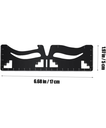 Ipetboom Eyebrow Marker Eyebrow Design Eyebrow Card Face Tools One Step Eyebrow Shaper Reusable Eyebrow Stencil Girl Suite - Buy Online on GoSupps.com